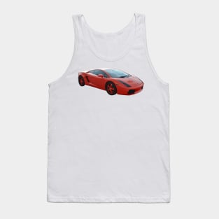 Lamborghini - Red - Exotic Cars Tank Top